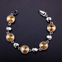 Show details for Irresistible Yellow Swarovski Element Fashion Bracelet As a Gift