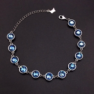 Show details for Charming Blue Copper or Brass Fashion Bracelet As a Gift