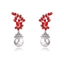 Show details for Impressive Red Delicate Dangle Earrings with Low MOQ