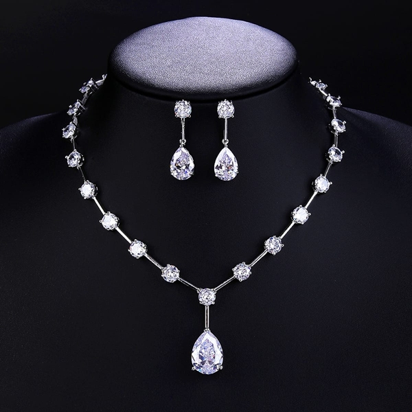 Picture of Delicate Medium 2 Piece Jewelry Set Factory Supply