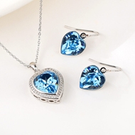 Show details for Womens Copper or Brass Love & Heart 2 Piece Jewelry Set