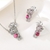 Picture of Pretty Swarovski Element Pink 2 Piece Jewelry Set