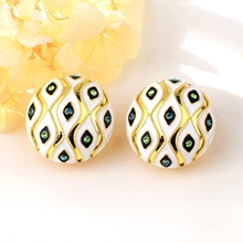 Show details for Buy Gold Plated Zinc Alloy Dangle Earrings with Wow Elements