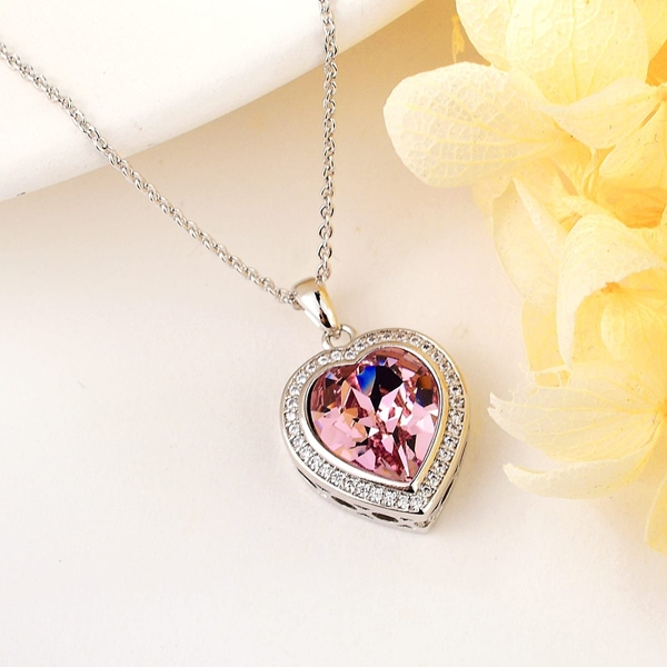 Picture of Wholesale Platinum Plated Copper or Brass Pendant Necklace with No-Risk Return