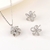 Picture of 925 Sterling Silver Flowers & Plants 2 Piece Jewelry Set with Low Cost