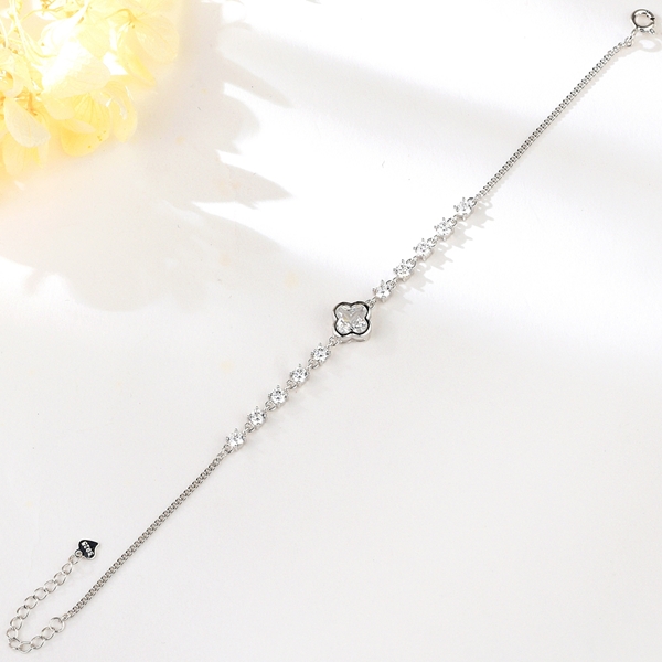Picture of Hypoallergenic Platinum Plated Party Fashion Bracelet with Easy Return