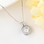 Picture of 925 Sterling Silver Moissanite Pendant Necklace at Great Low Price