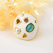 Show details for Fashionable Party White Fashion Ring