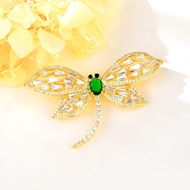 Show details for Unique Cubic Zirconia Butterfly Brooche