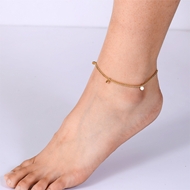Picture of Inexpensive Copper or Brass Gold Plated Anklet at Unbeatable Price
