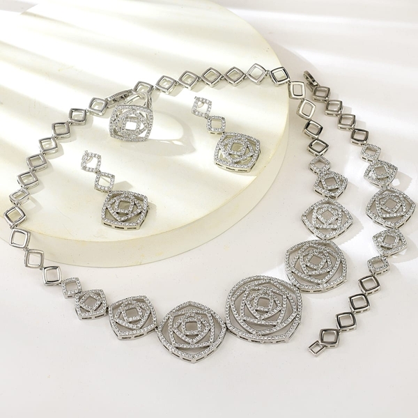 Picture of Irresistible White Luxury 4 Piece Jewelry Set For Your Occasions