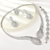Picture of Eye-Catching White Platinum Plated 4 Piece Jewelry Set with Member Discount
