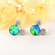 Show details for Brand New Blue Party Dangle Earrings with SGS/ISO Certification