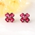 Picture of Recommended Platinum Plated Flowers & Plants Dangle Earrings from Top Designer