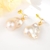 Picture of Shop Gold Plated Artificial Pearl Dangle Earrings with Wow Elements