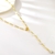 Picture of Classic Gold Plated Long Chain Necklace Online Only