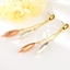 Show details for Nickel Free Multi-tone Plated Party Dangle Earrings with No-Risk Refund