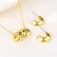 Show details for Classic Gold Plated 2 Piece Jewelry Set Online Shopping