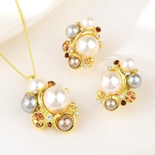 Show details for Party Artificial Pearl 2 Piece Jewelry Set with Fast Delivery