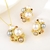 Picture of Party Artificial Pearl 2 Piece Jewelry Set with Fast Delivery