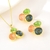 Picture of Zinc Alloy Flowers & Plants 2 Piece Jewelry Set at Super Low Price