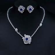 Show details for Copper or Brass Blue 2 Piece Jewelry Set from Certified Factory Show details for Copper or Brass Blue 2 Piece Jewelry Set from Certified Factory