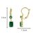 Picture of Staple Geometric Gold Plated Huggie Earrings