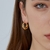 Picture of Famous Geometric Party Huggie Earrings