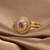 Picture of Low Price Copper or Brass Gold Plated Fashion Ring from Trust-worthy Supplier