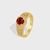 Picture of Latest Geometric Red Fashion Ring