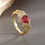 Picture of Designer Gold Plated Fashion Fashion Ring with No-Risk Return