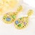 Picture of Featured Blue Zinc Alloy Dangle Earrings with Full Guarantee
