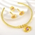 Picture of Brand New Purple Zinc Alloy 3 Piece Jewelry Set with Full Guarantee