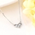 Picture of Sleek 18 Inch Platinum Plated Pendant Necklace
