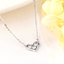 Show details for Sleek 18 Inch Platinum Plated Pendant Necklace