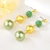 Picture of New Season Green Resin Dangle Earrings with SGS/ISO Certification