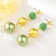 Show details for New Season Green Resin Dangle Earrings with SGS/ISO Certification