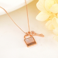 Show details for 16 Inch Rose Gold Plated Pendant Necklace in Bulk
