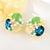 Picture of Party Blue Dangle Earrings of Original Design