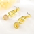 Picture of Brand New White Classic Dangle Earrings with Full Guarantee