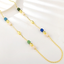 Show details for New Season Blue Geometric Fashion Sweater Necklace with SGS/ISO Certification