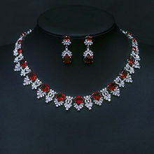 Show details for Sparkly Party Platinum Plated 2 Piece Jewelry Set