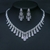 Picture of Featured White Platinum Plated 2 Piece Jewelry Set with Full Guarantee