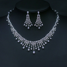 Show details for Copper or Brass White 2 Piece Jewelry Set with Unbeatable Quality