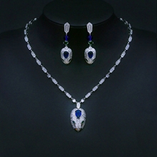 Show details for Stylish Leopard Cubic Zirconia 2 Piece Jewelry Set