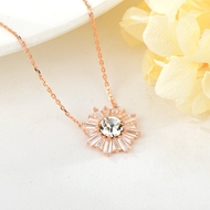Show details for Hot Selling Rose Gold Plated 925 Sterling Silver Pendant Necklace from Top Designer