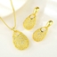 Show details for Designer Gold Plated Flowers & Plants 2 Piece Jewelry Set with Easy Return