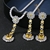 Picture of Fast Selling Yellow Cubic Zirconia 2 Piece Jewelry Set from Editor Picks