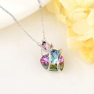 Show details for Eye-Catching Colorful Fashion Pendant Necklace with Member Discount