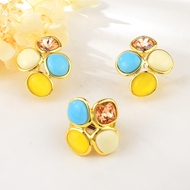 Show details for Zinc Alloy White 2 Piece Jewelry Set for Her Show details for Zinc Alloy White 2 Piece Jewelry Set for Her